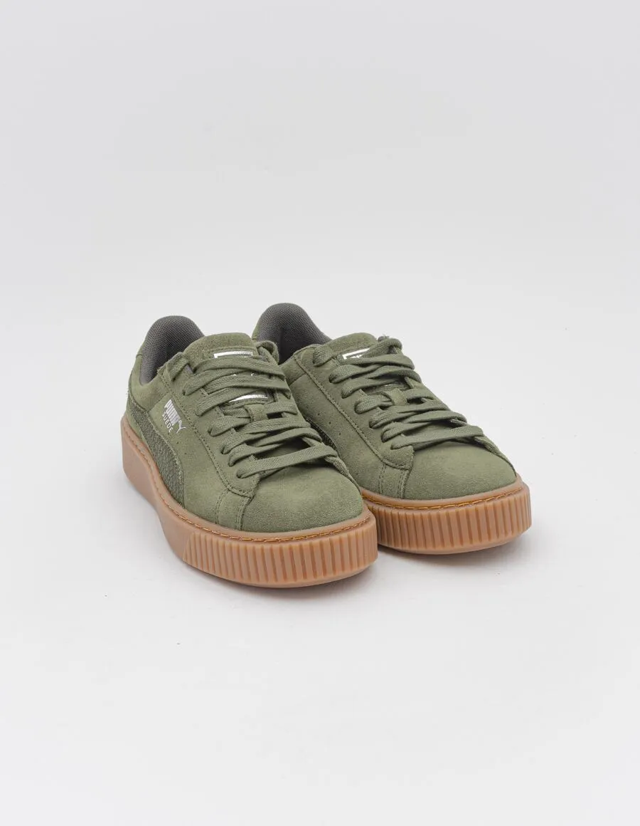 PUMA SUEDE PLATFORM ANIMAL