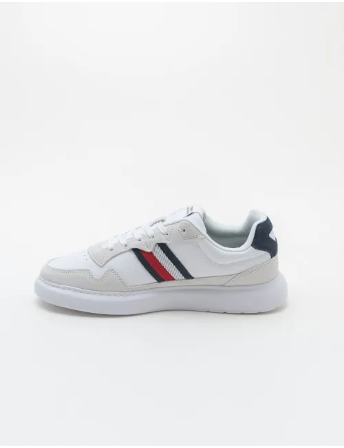 TOMMY HILFIGER  LIGHT CUPSOLE LTH MIX STRIPES  FM 0FM04889