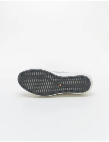 CLARKS   UN RIO TIE WHITE LEATHER
