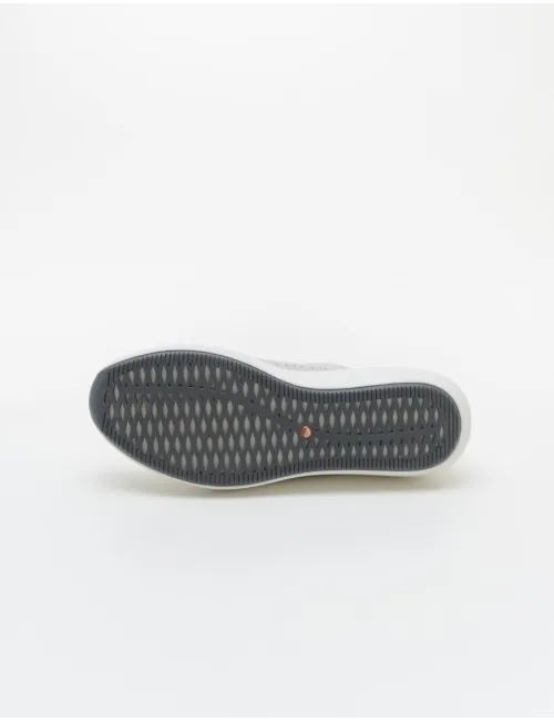 CLARKS   UN RIO TIE WHITE LEATHER