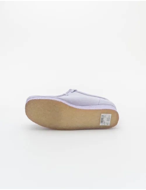 CLARKS WALLABEE LILAC SUEDE