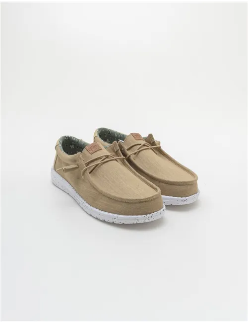 MOCASSINO WALLY WASHED CANVAS