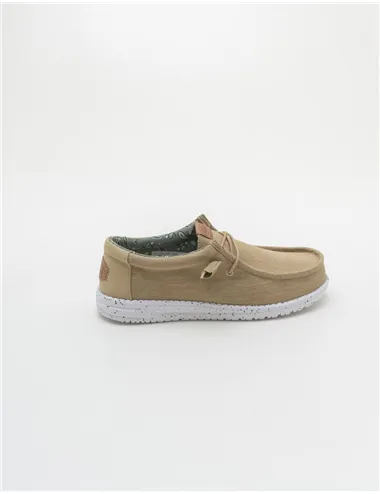 MOCASSINO WALLY WASHED CANVAS