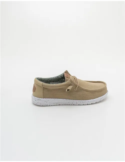 MOCASSINO WALLY WASHED CANVAS
