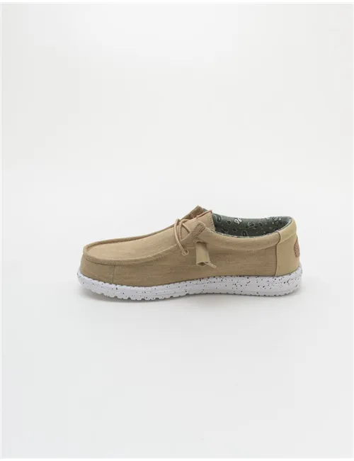 MOCASSINO WALLY WASHED CANVAS
