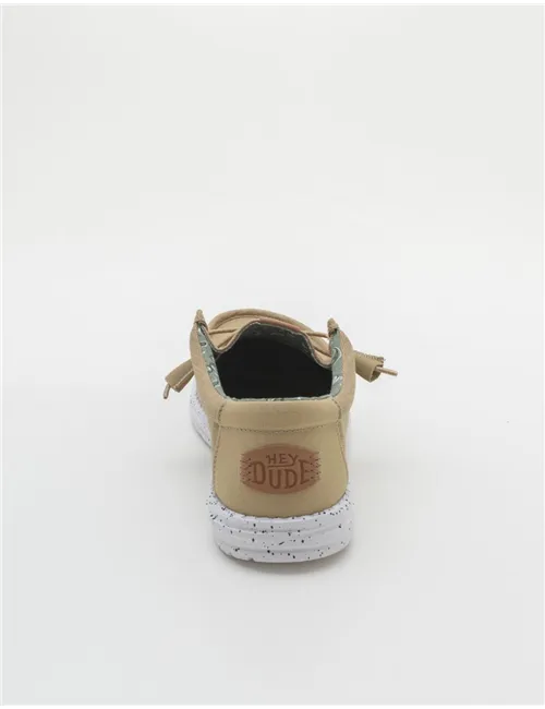 MOCASSINO WALLY WASHED CANVAS