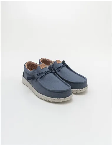 MOCASSINO WALLY WASHED CANVAS