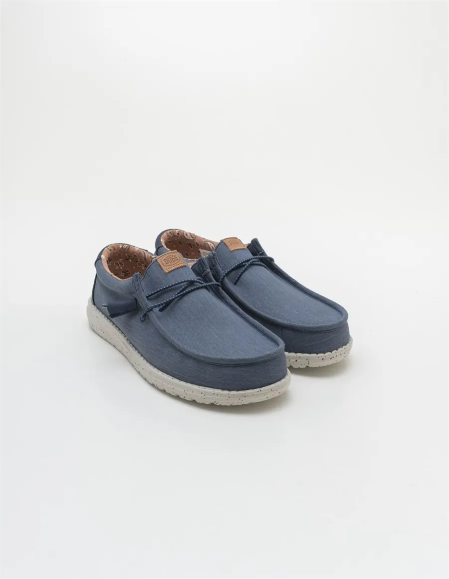 MOCASSINO WALLY WASHED CANVAS