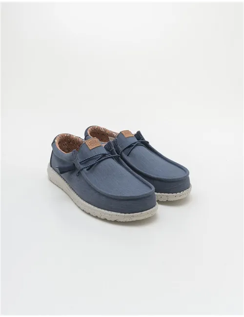 MOCASSINO WALLY WASHED CANVAS