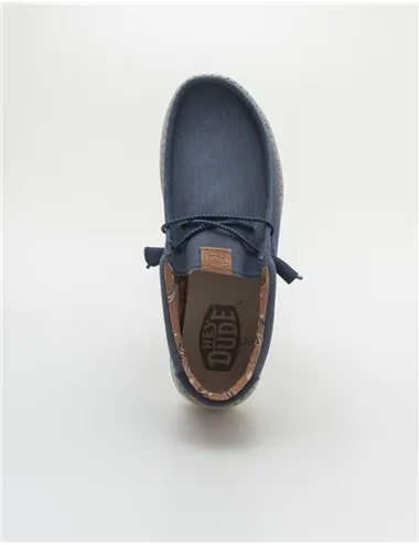 MOCASSINO WALLY WASHED CANVAS