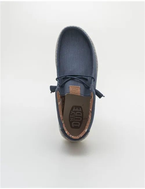 MOCASSINO WALLY WASHED CANVAS