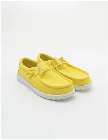 SLIP ON   WALLY SLUB CANVAS