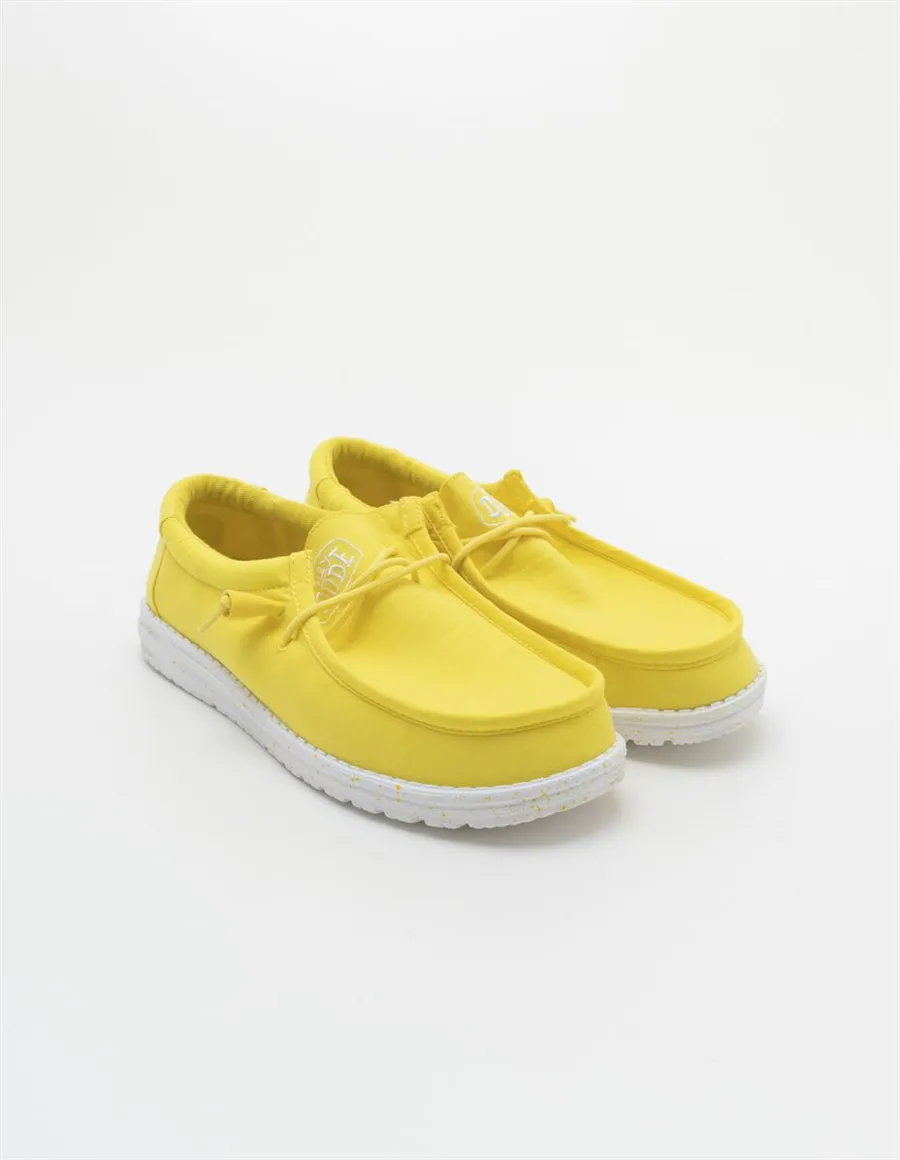 SLIP ON WALLY SLUB CANVAS