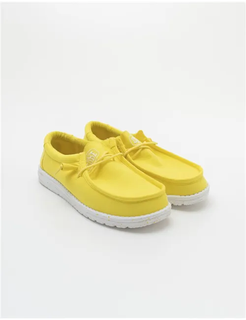 SLIP ON   WALLY SLUB CANVAS