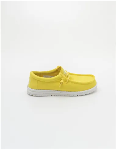SLIP ON   WALLY SLUB CANVAS