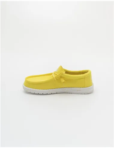 SLIP ON   WALLY SLUB CANVAS