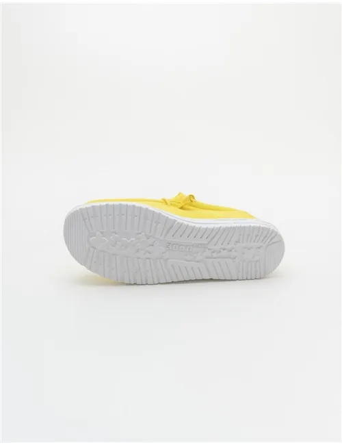 SLIP ON   WALLY SLUB CANVAS