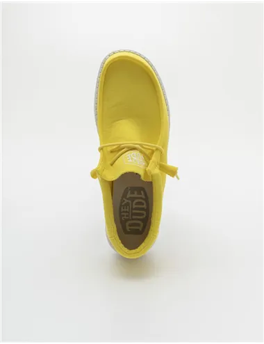 SLIP ON   WALLY SLUB CANVAS