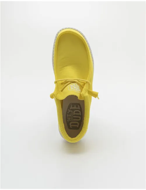SLIP ON   WALLY SLUB CANVAS