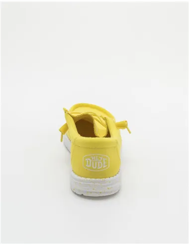 SLIP ON   WALLY SLUB CANVAS
