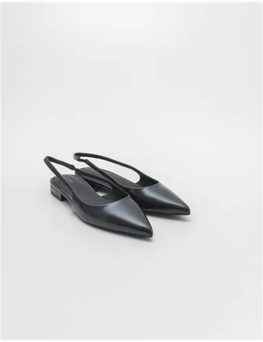 DECOLLETE FLAT SLINGBACK PUMPSAFF