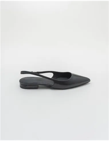 DECOLLETE FLAT SLINGBACK PUMPSAFF