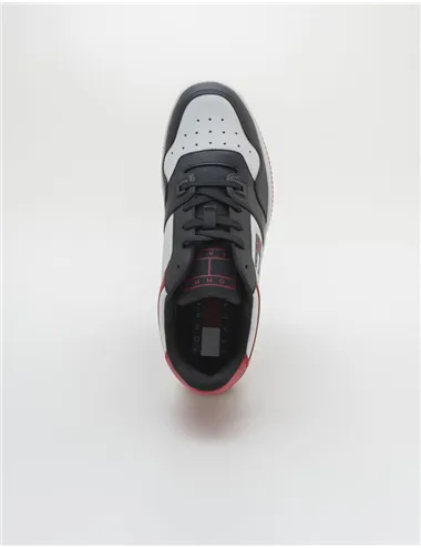 SNEAKER BASKET LEATHER DEEP CRIMSON