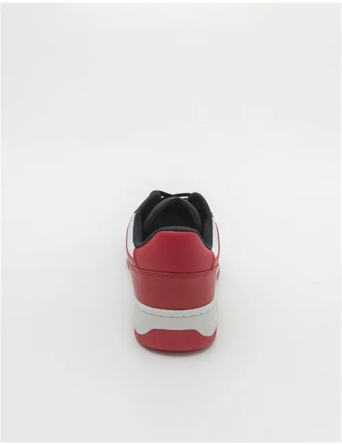 SNEAKER BASKET LEATHER DEEP CRIMSON