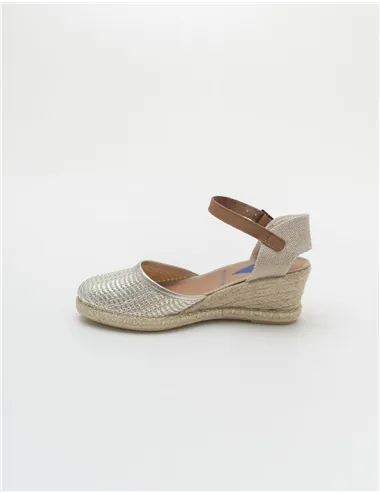 ESPADRILLAS MALENA LATO-METAL