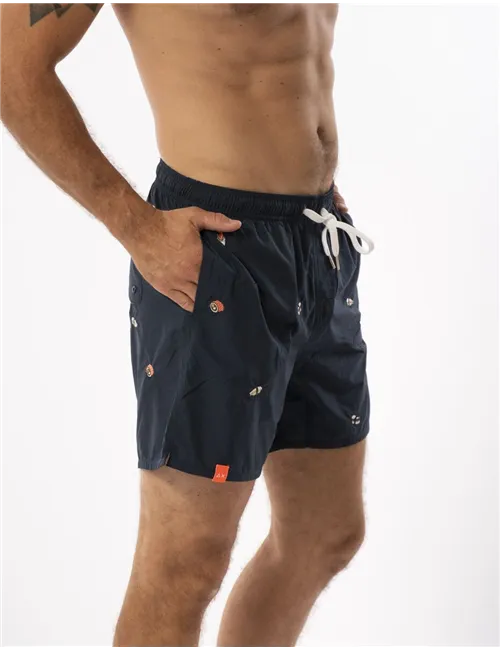 COSTUME BEACH MAN SWIM PANT SMALL EMBROIDERY