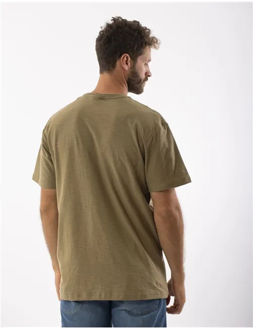 T-SHIRT SLUB ROUNDNECK