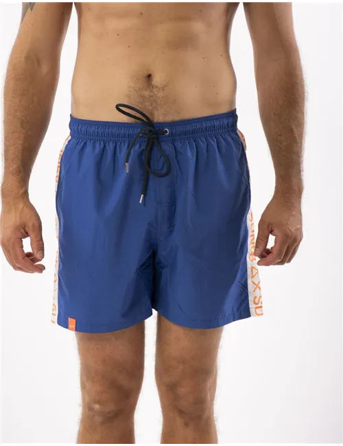 COSTUME BEACH MAN SWIM PANT TAPE LOGO 