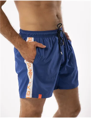 COSTUME BEACH MAN SWIM PANT TAPE LOGO 