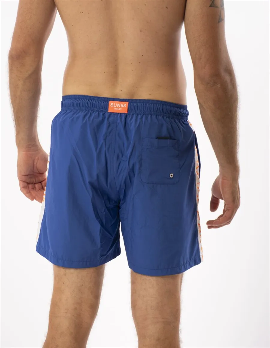 COSTUME BEACH MAN SWIM PANT TAPE LOGO 