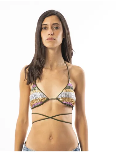 REGGISENO BEACH WOMAN BIKINI TOP PALLETTES