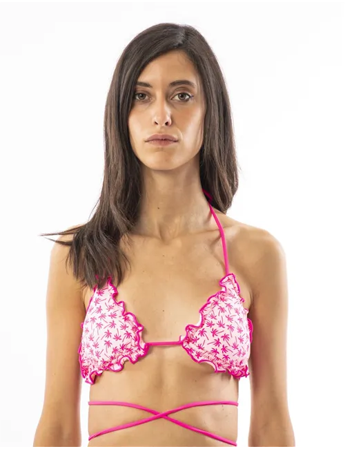 REGGISENO BEACH WOMAN BIKINI TOP PRINT