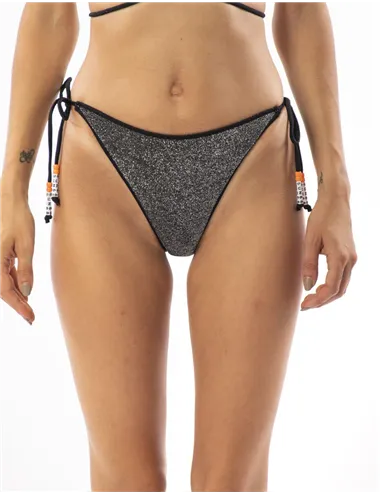 SLIP BEACH WOMAN BIKINI SLIP LUREX