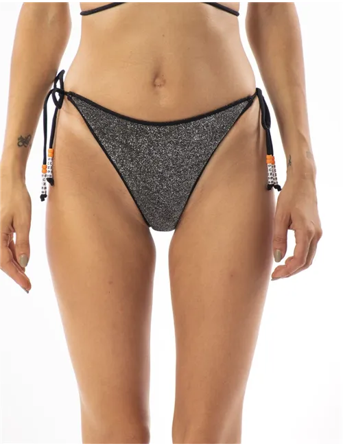 SLIP BEACH WOMAN BIKINI SLIP LUREX
