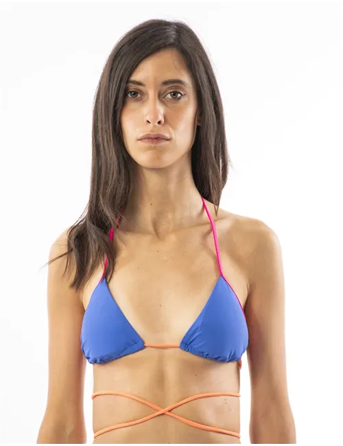 REGGISENO BEACH WOMAN BIKINI TOP FLUO