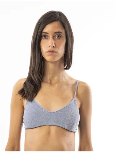 REGGISENO BEACH WOMAN BRALETTE TOP LUREX