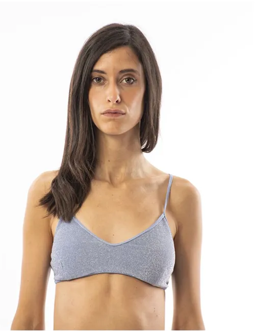 REGGISENO BEACH WOMAN BRALETTE TOP LUREX
