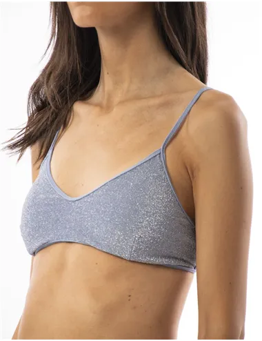 REGGISENO BEACH WOMAN BRALETTE TOP LUREX