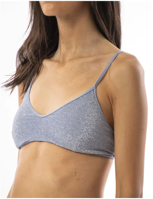 REGGISENO BEACH WOMAN BRALETTE TOP LUREX