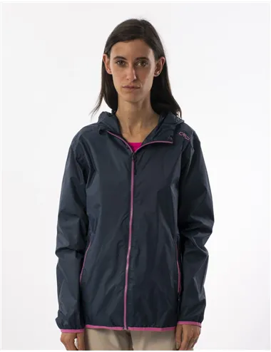 K-WAY WOMAN JACKET RAIN FIX HOOD