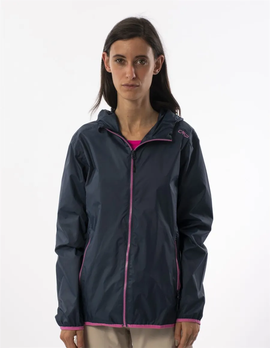 K-WAY WOMAN JACKET RAIN FIX HOOD