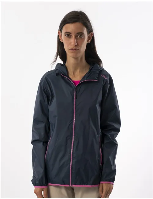 K-WAY WOMAN JACKET RAIN FIX HOOD