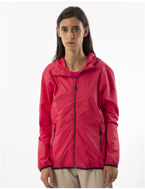 K-WAY WOMAN JACKET RAIN FIX HOOD