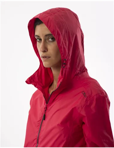 K-WAY WOMAN JACKET RAIN FIX HOOD