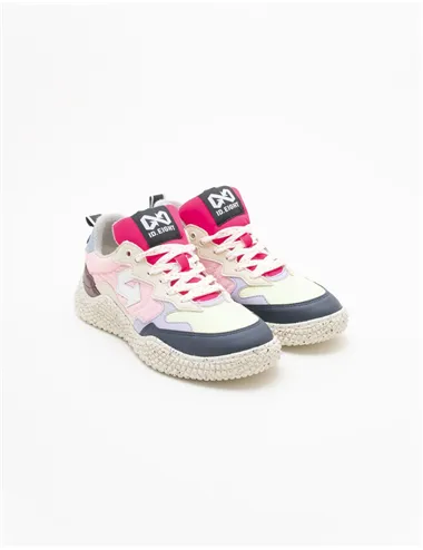 SNEAKER HANA MIX ORANGE