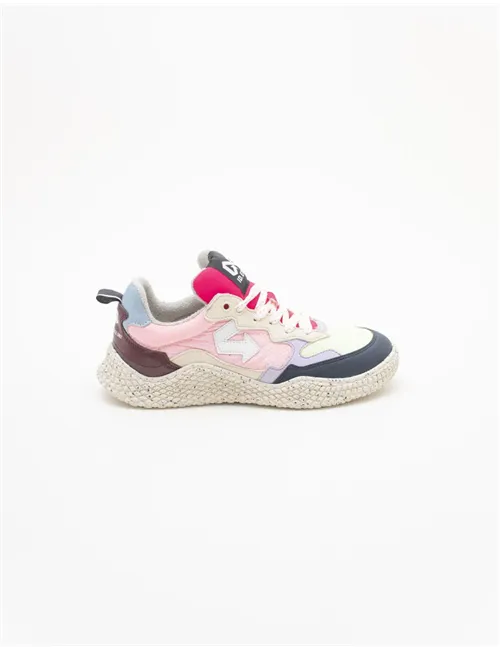 SNEAKER HANA MIX ORANGE